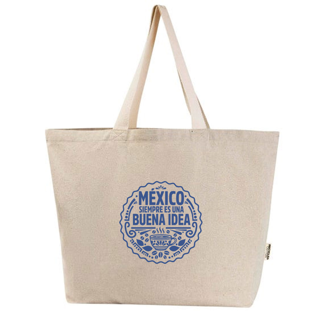 Tote bag de materiales reciclados